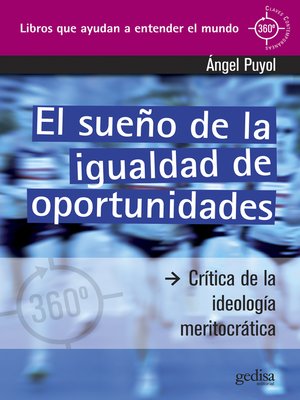 cover image of El sueño de la igualdad de oportunidades